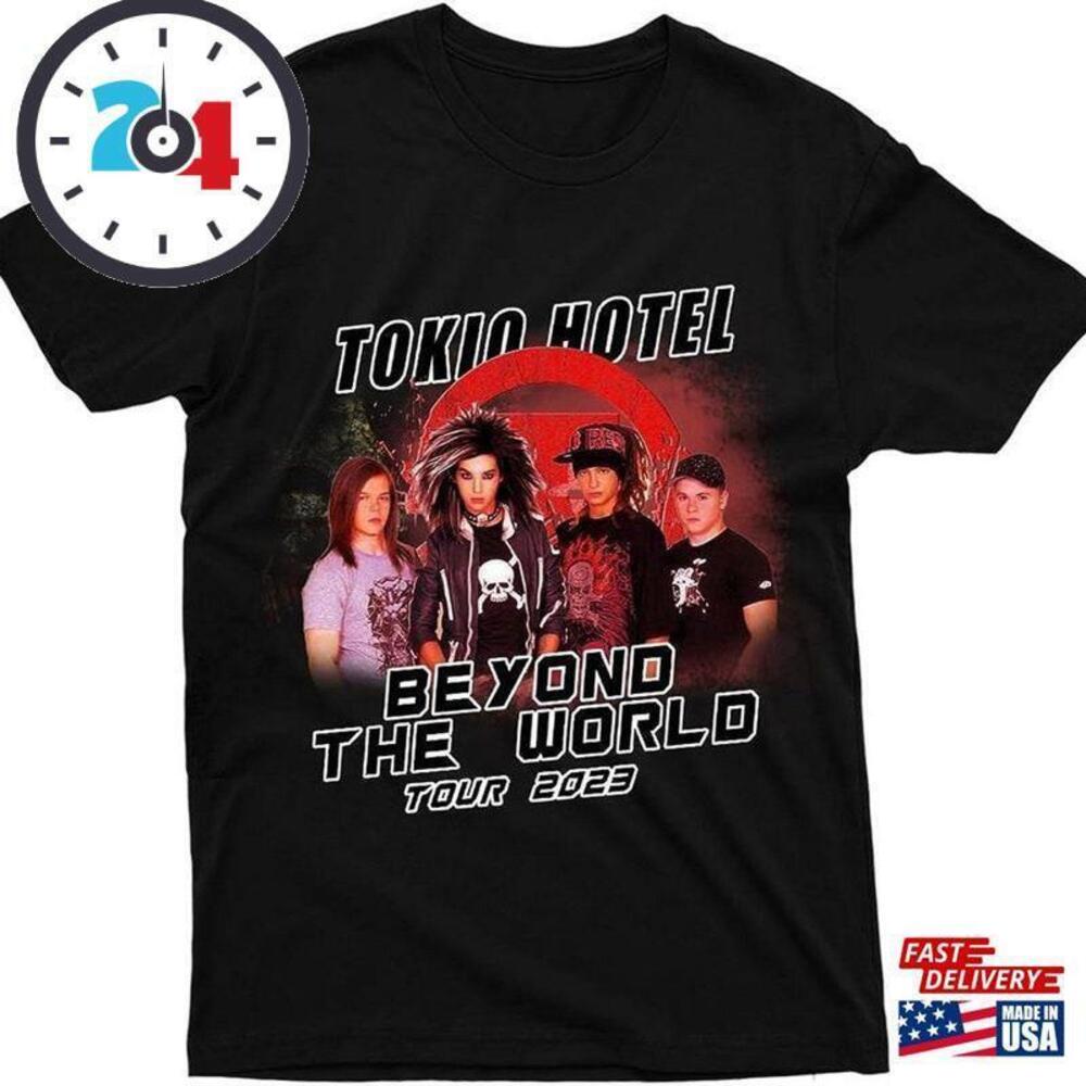 T-Shirt For The  Tokio Hotel Concert And Bands World Tour Tee
